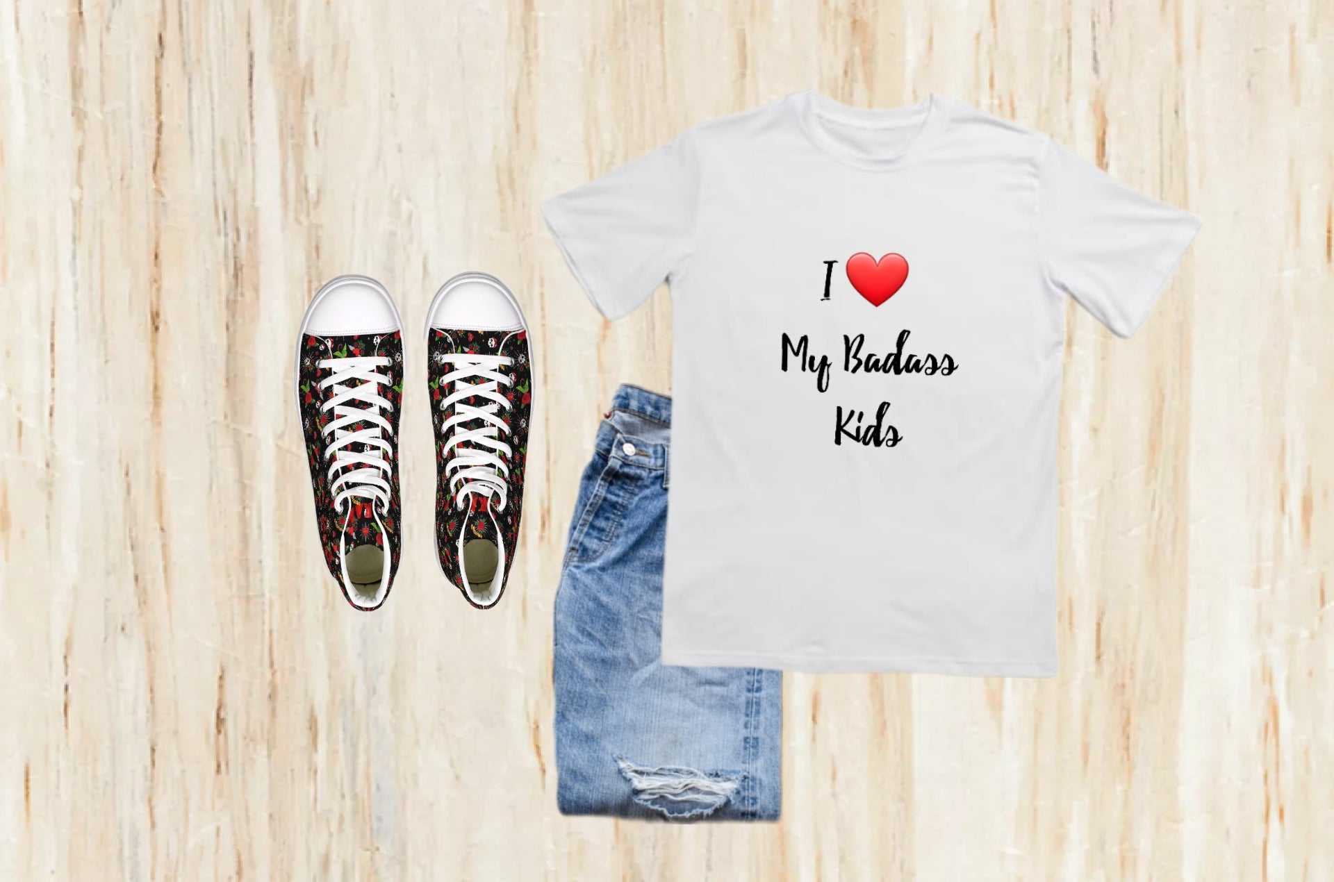 I Love My Badass Kids Tshirt - IAKAM