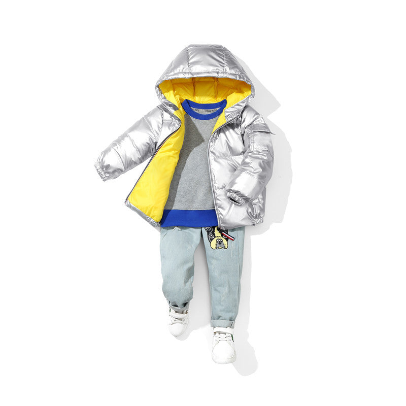 Cotton Candy Down Kids Coat Boys & Girls - IAKAM