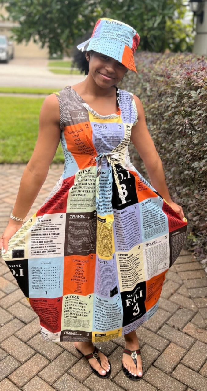 Milady Creates  Bubble Dress Hat Set - IAKAM