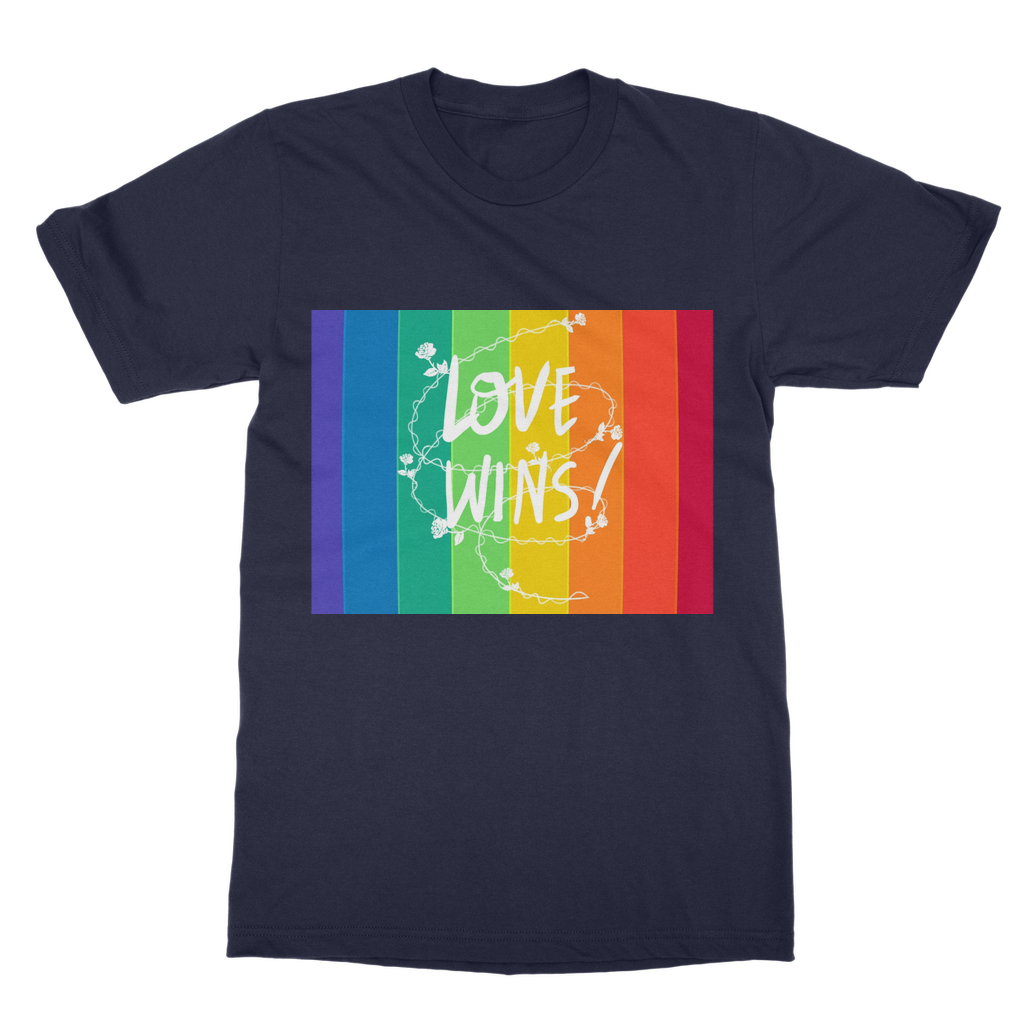 Love Wins Classic Adult T-Shirt - IAKAM
