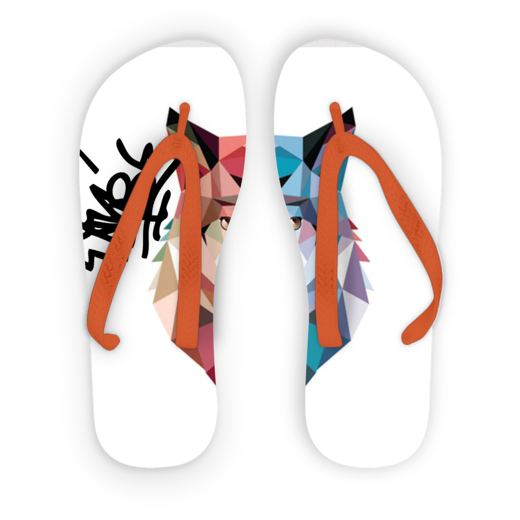 Vibes Kids Heart Flip Flops - IAKAM