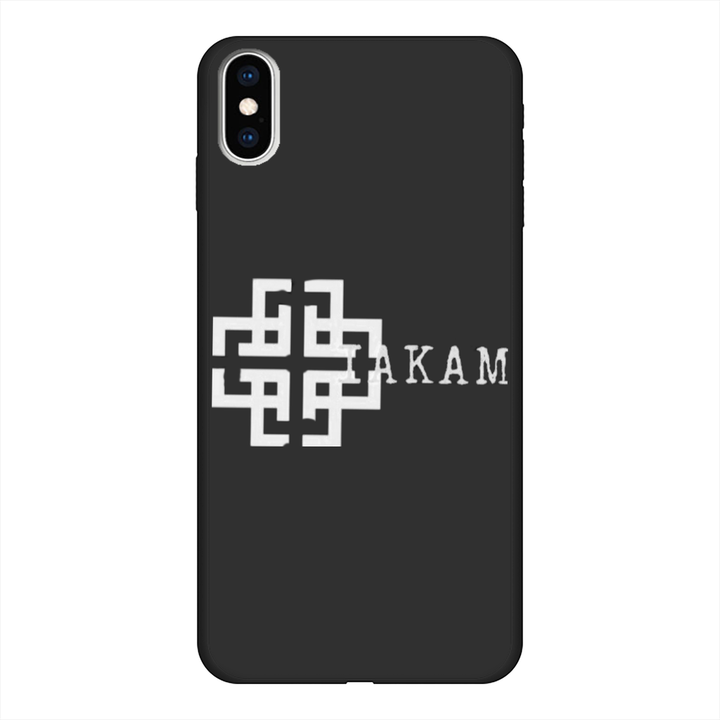 KAM S9 Back Printed Black Soft Phone Case - IAKAM