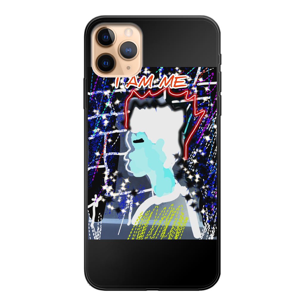 IME Back Printed Black Soft Phone Case - IAKAM