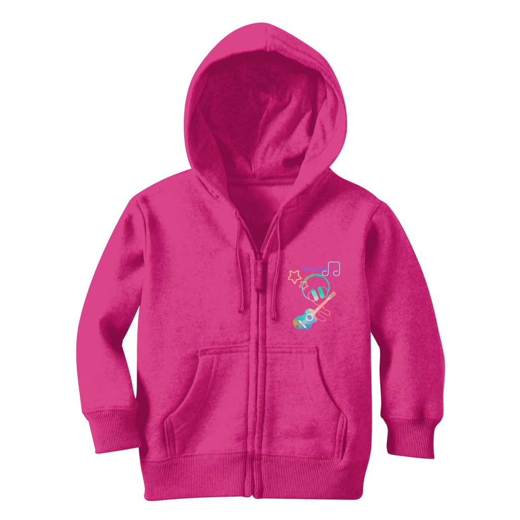 Music Classic Kids Zip Hoodie - IAKAM