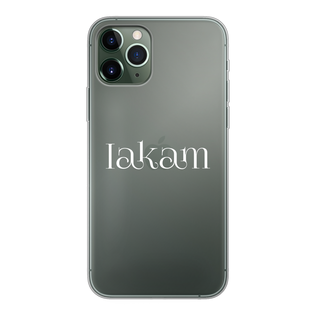 Iakam collec Back Printed Transparent Soft Phone Case - IAKAM