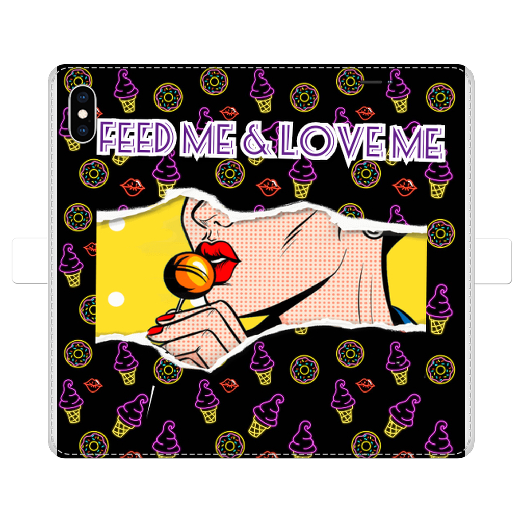 Feed Me Love Me Fully Printed Wallet Cases - IAKAM