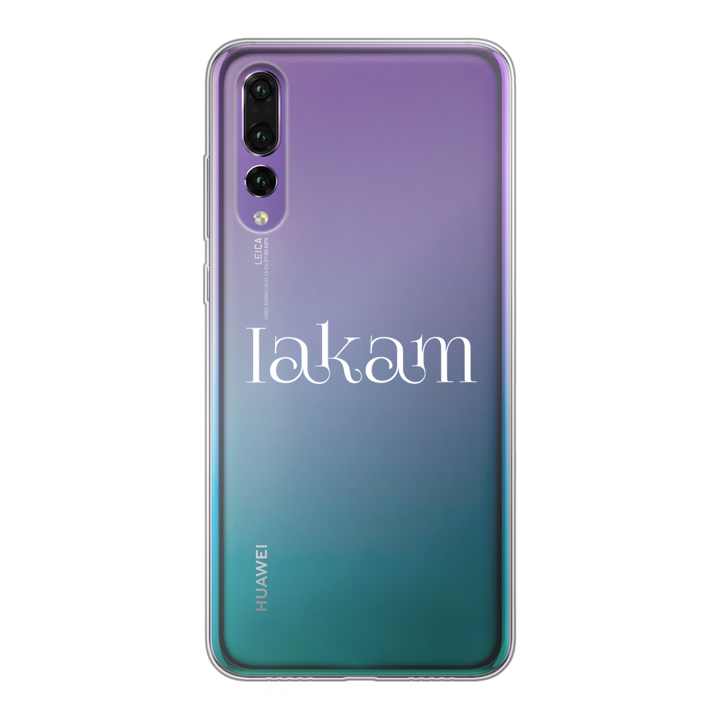 Iakam collec Back Printed Transparent Soft Phone Case - IAKAM