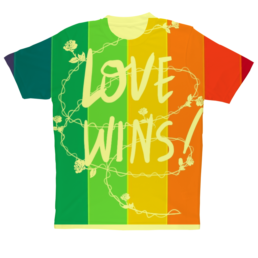 Love Wins Sublimation Performance Adult T-Shirt - IAKAM