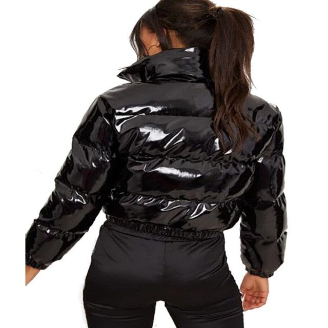 Cute Down Short Jacket Women  Cropped Puffer Jacket - IAKAM