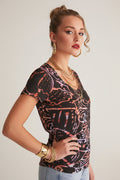 Lady Women's V-Neck Tee - IAKAM