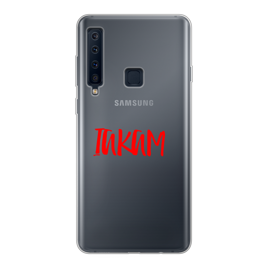 IAKAM Red Back Printed Transparent Soft Phone Case - IAKAM