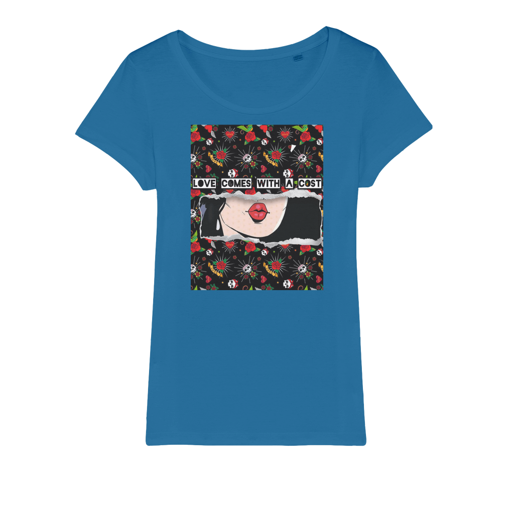 Love Cost Organic Jersey Womens T-Shirt - IAKAM