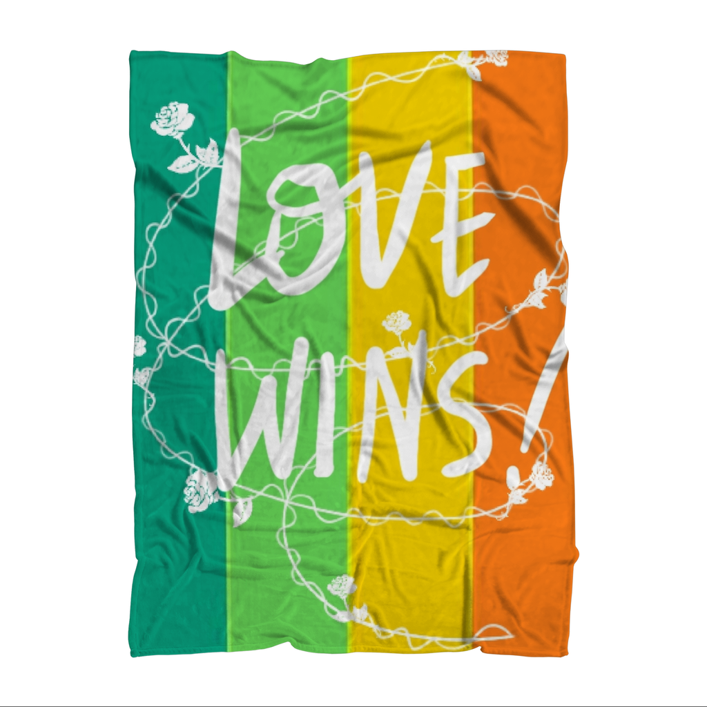 Love Wins Sublimation Throw Blanket - IAKAM