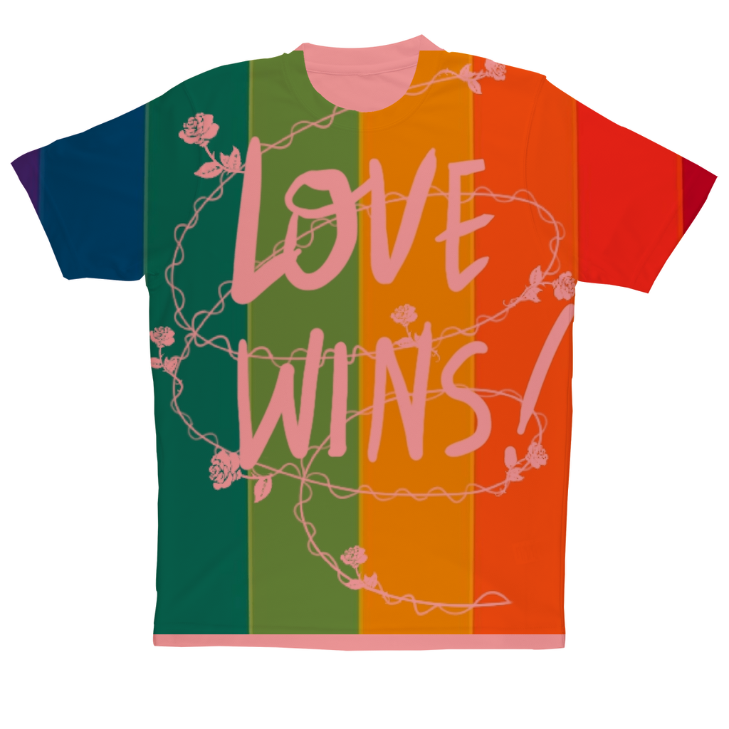 Love Wins Sublimation Performance Adult T-Shirt - IAKAM