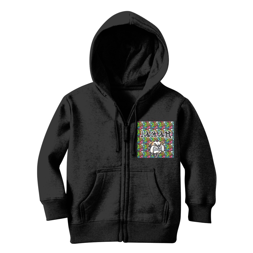 IAKAM DOG Classic Kids Zip Hoodie - IAKAM