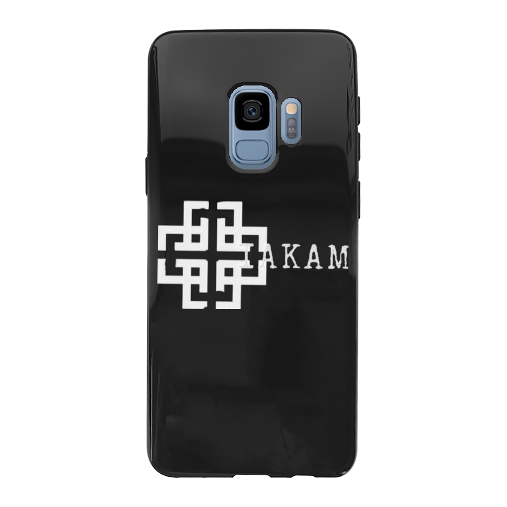 KAM S9 Back Printed Black Soft Phone Case - IAKAM