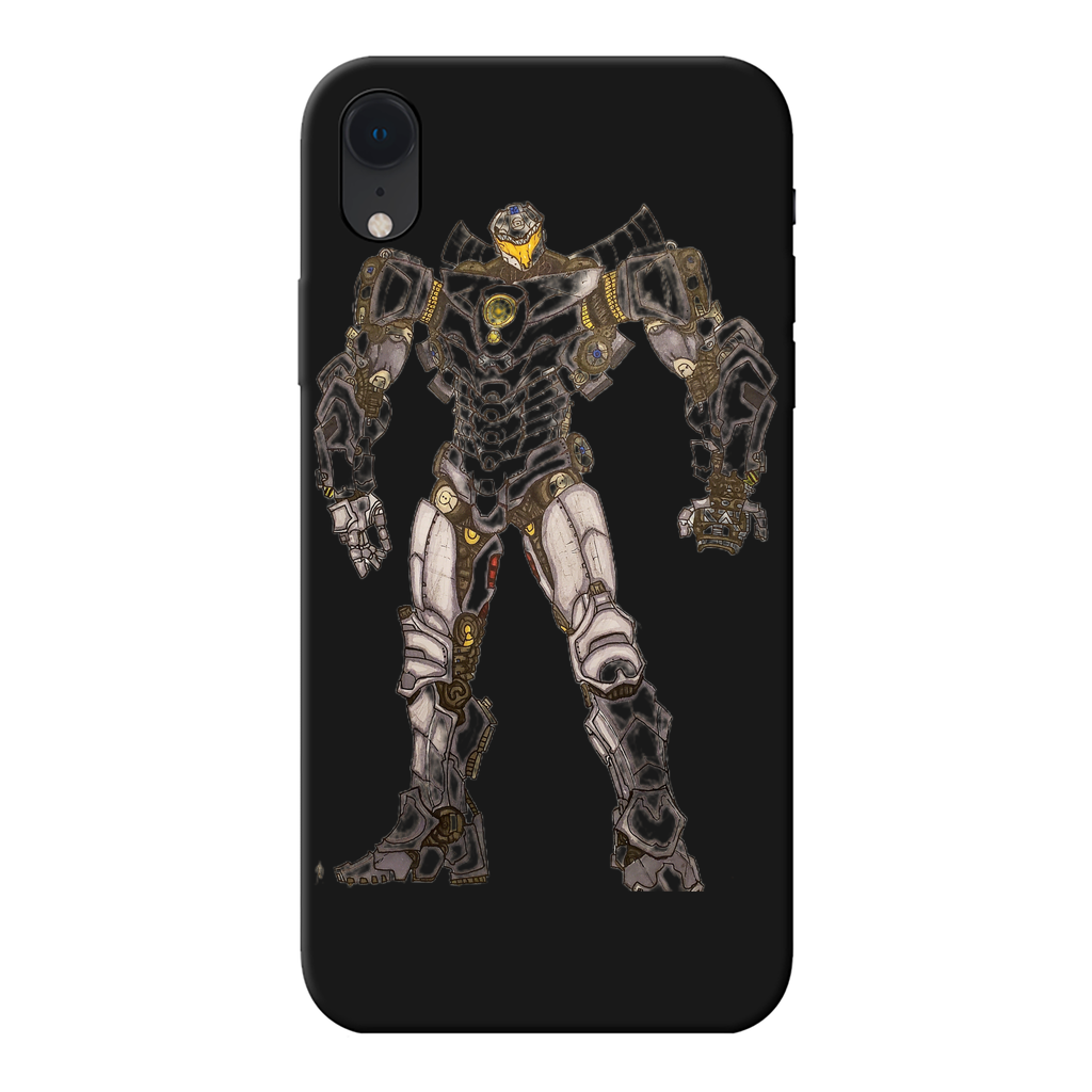 Rimitron Back Printed Black Soft Phone Case - IAKAM