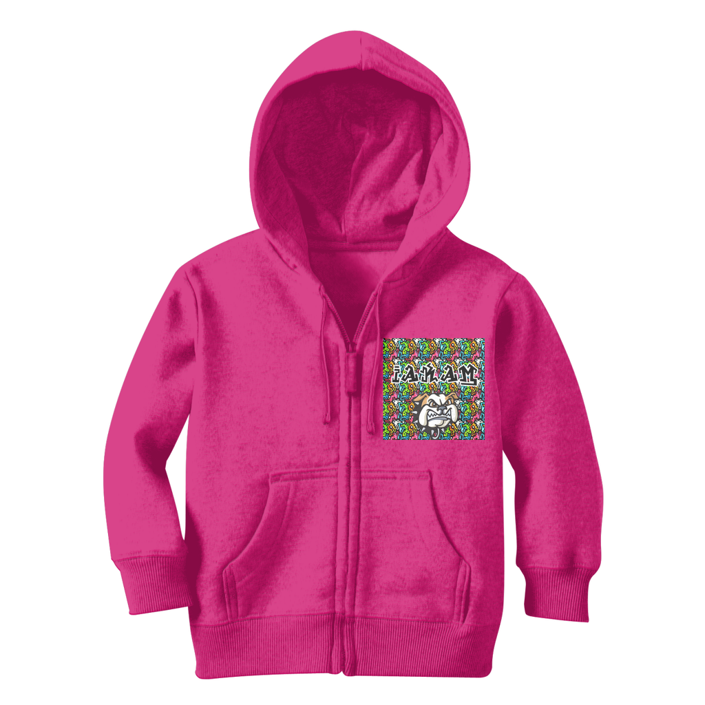 IAKAM DOG Classic Kids Zip Hoodie - IAKAM