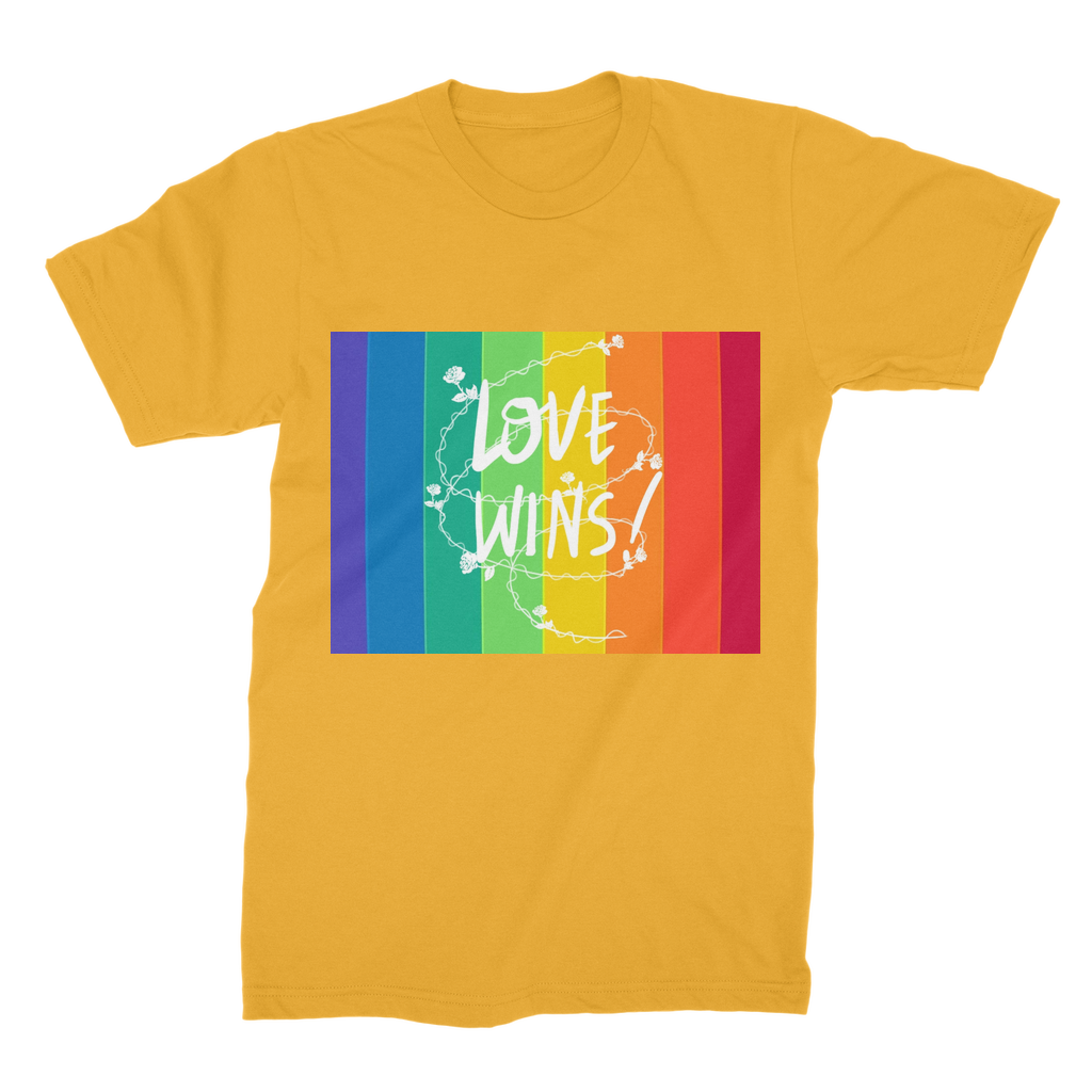 Love Wins Premium Jersey Men's T-Shirt - IAKAM