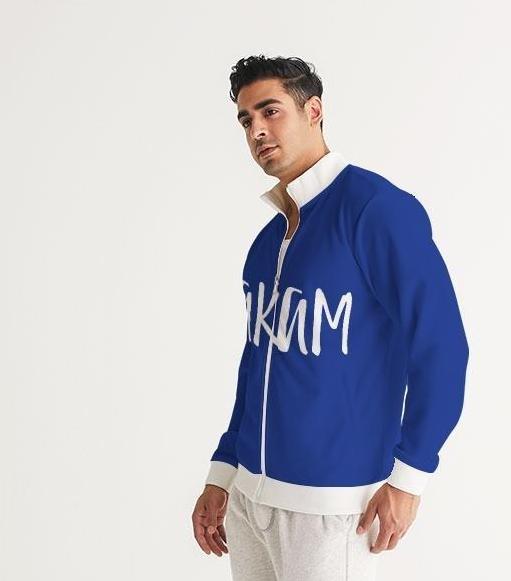 Blue Men's Track Jacket - IAKAM