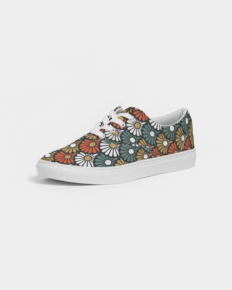 Japan Daisy Women's Lace Up Canvas Shoe - IAKAM