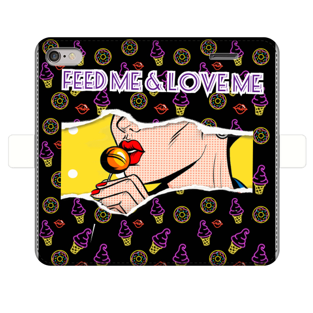 Feed Me Love Me Fully Printed Wallet Cases - IAKAM