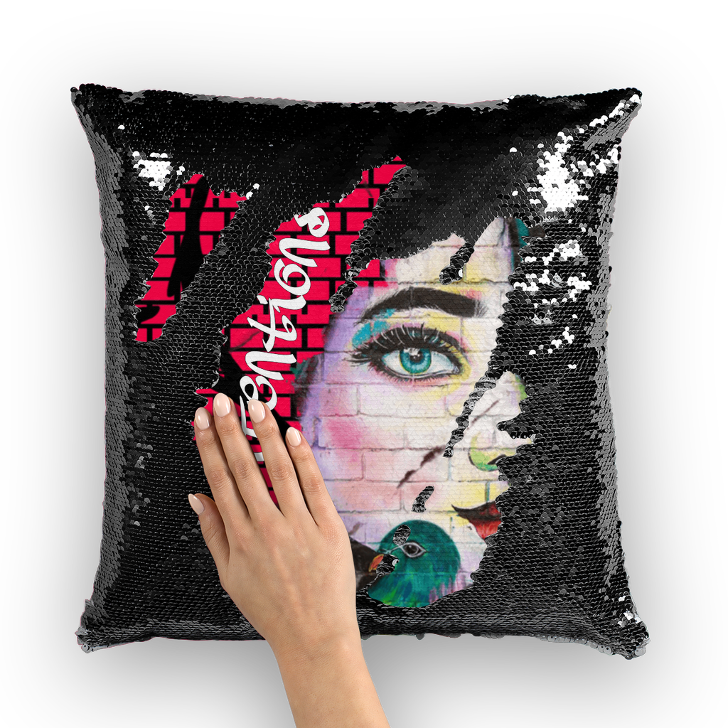 GGBI Sequin Cushion Cover Pillow - IAKAM