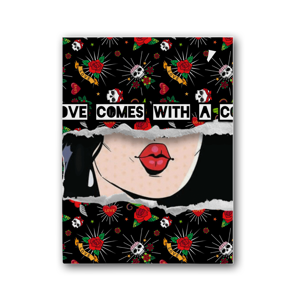 Love Cost Premium Stretched Canvas - IAKAM