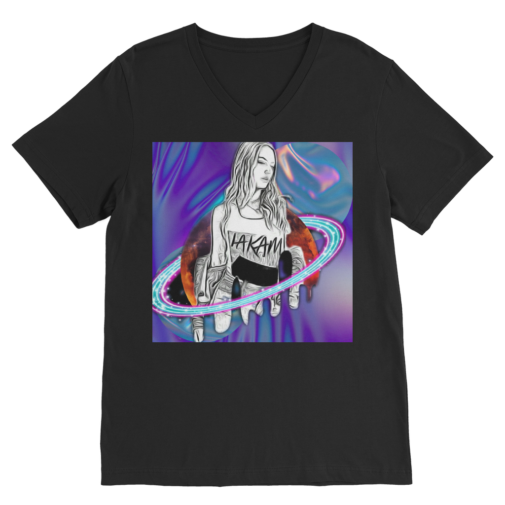 Outerspace3 Classic V-Neck T-Shirt - IAKAM