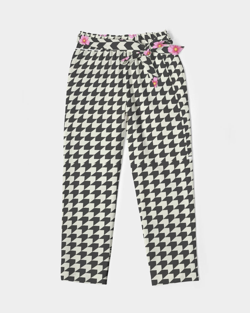 Racers Women's  Belted Tapered Pants - IAKAM