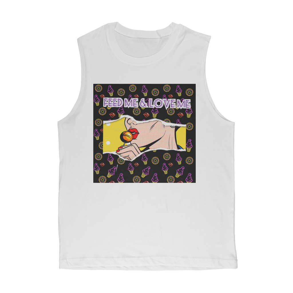 Feed Me Love Me Classic Adult Muscle Top - IAKAM