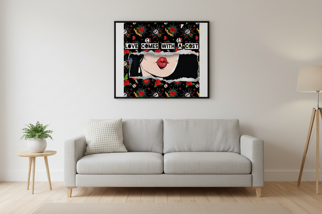 Love Cost Premium Stretched Canvas - IAKAM