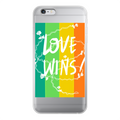 Love Wins Back Printed Transparent Soft Phone Case - IAKAM