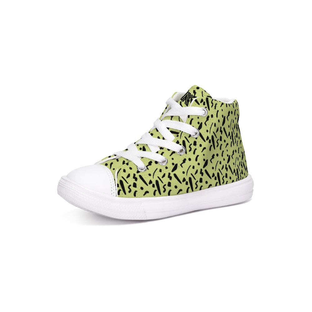IAKAM Frog Kids Hightop Canvas Shoe - IAKAM