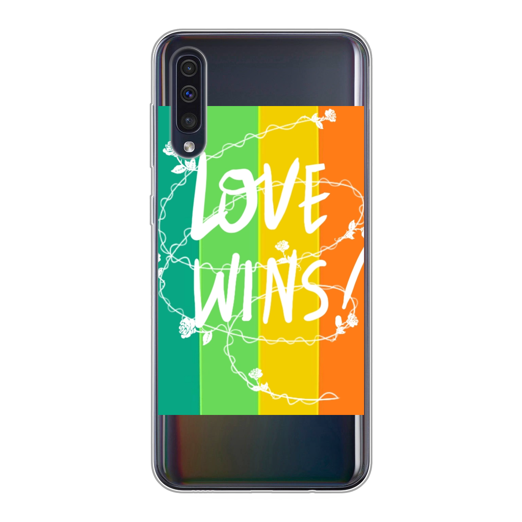Love Wins Back Printed Transparent Soft Phone Case - IAKAM