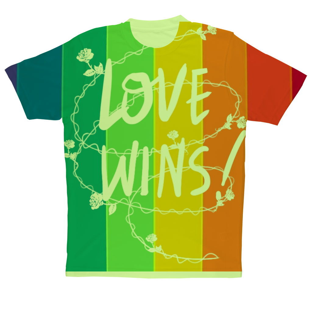 Love Wins Sublimation Performance Adult T-Shirt - IAKAM