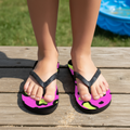 Bedrock Kids Heart Flip Flops