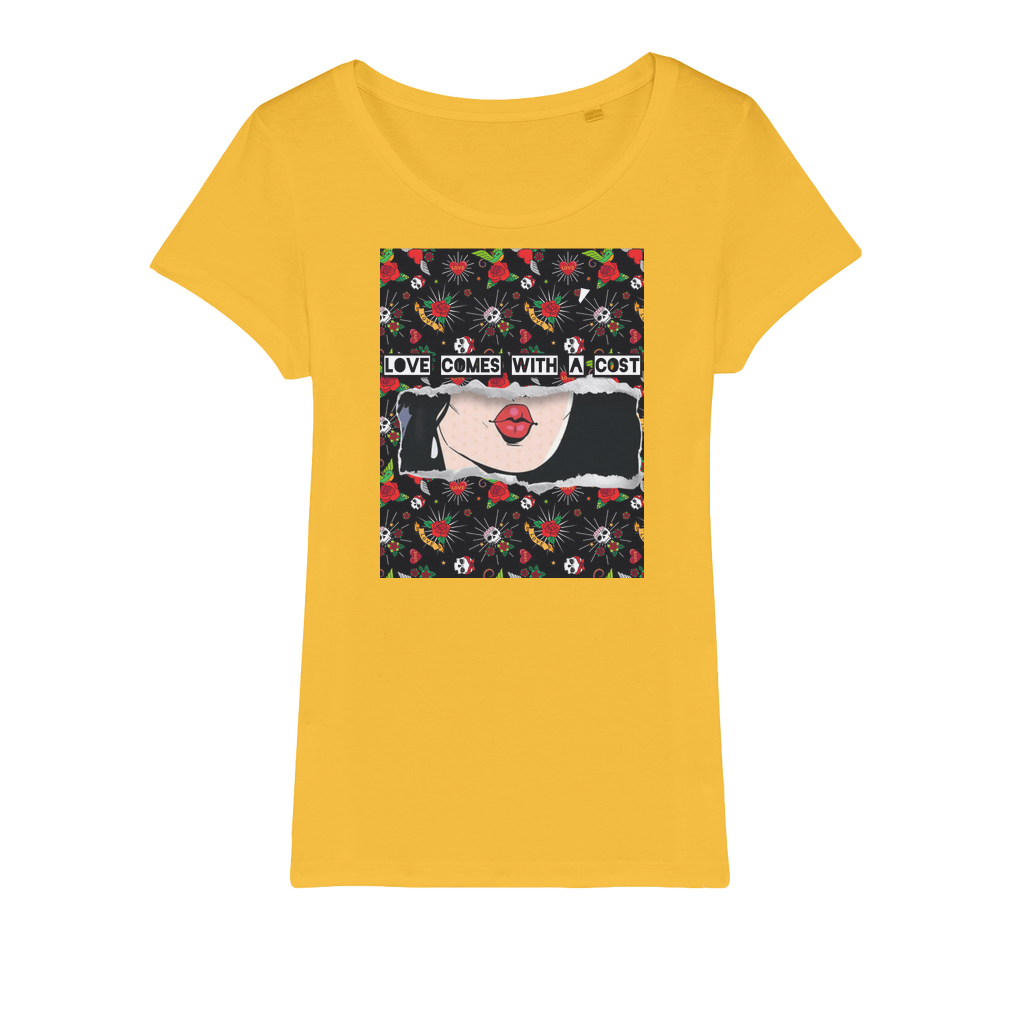 Love Cost Organic Jersey Womens T-Shirt - IAKAM
