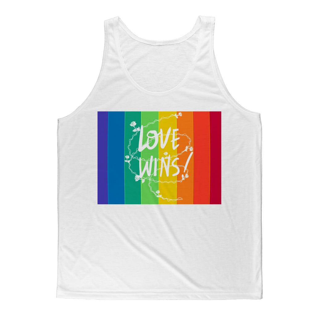 Love Wins Classic Sublimation Adult Tank Top - IAKAM