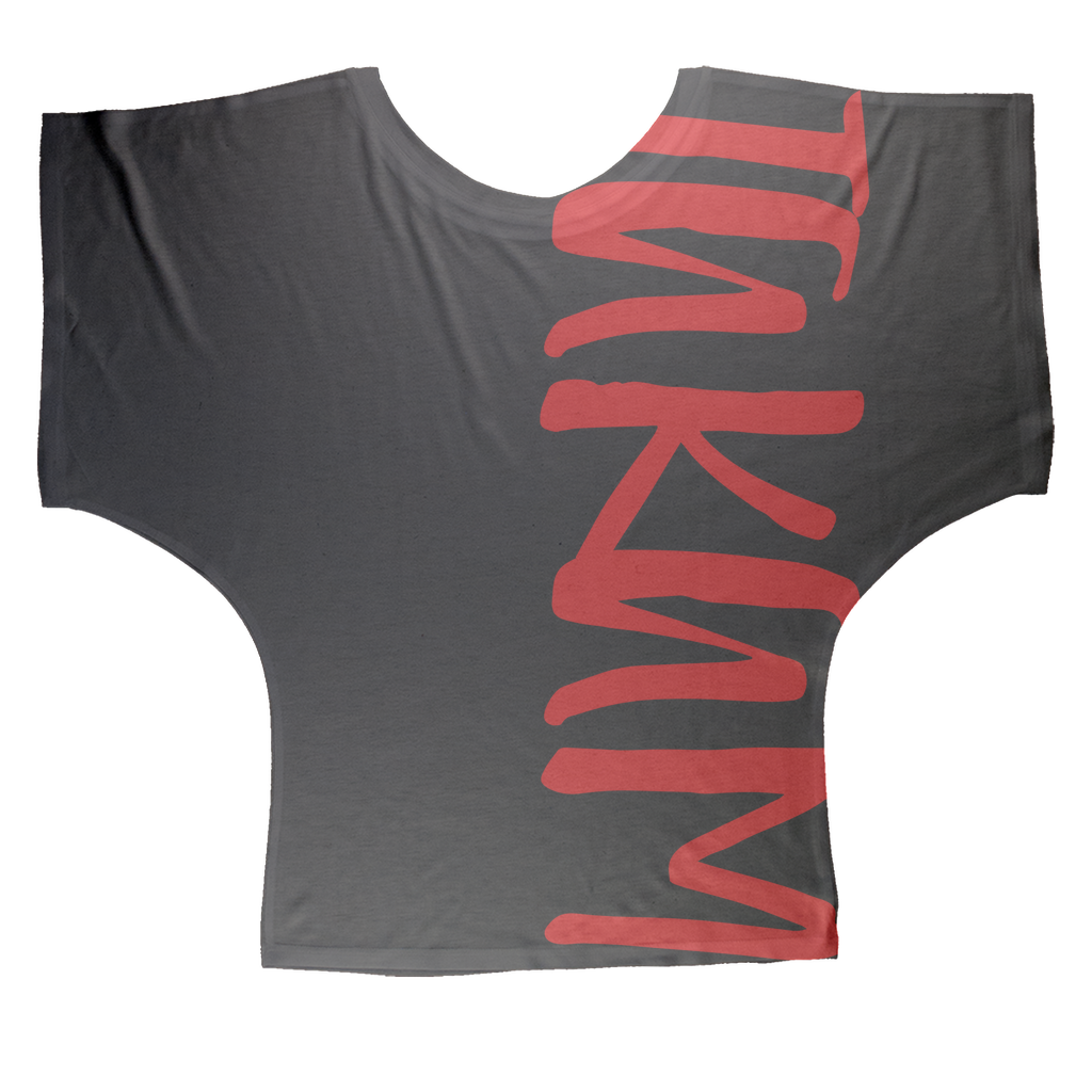 IAKAM RED Batwing Top - IAKAM