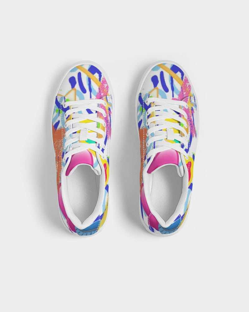 Automation Women's Faux-Leather Sneaker - IAKAM
