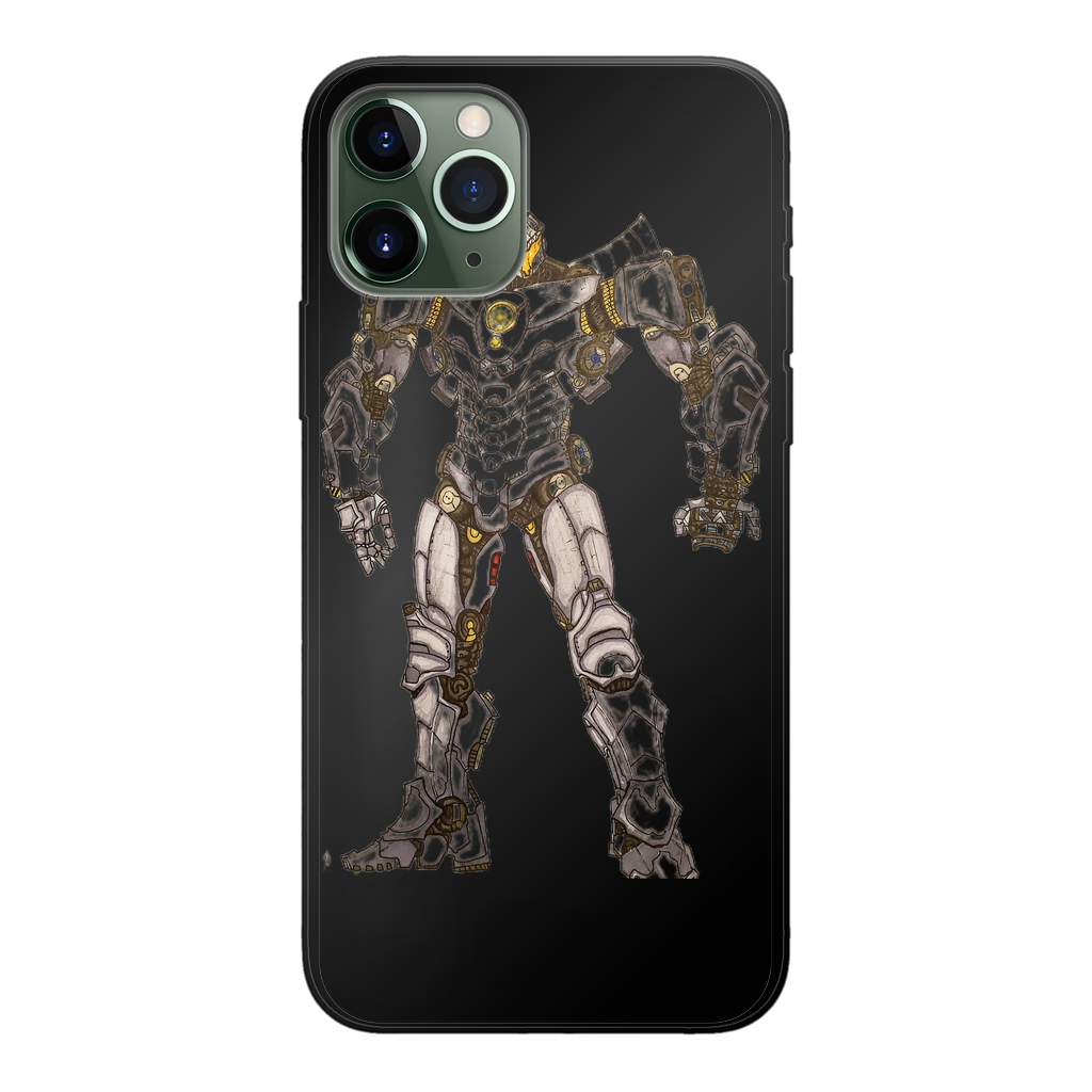Rimitron Back Printed Black Soft Phone Case - IAKAM