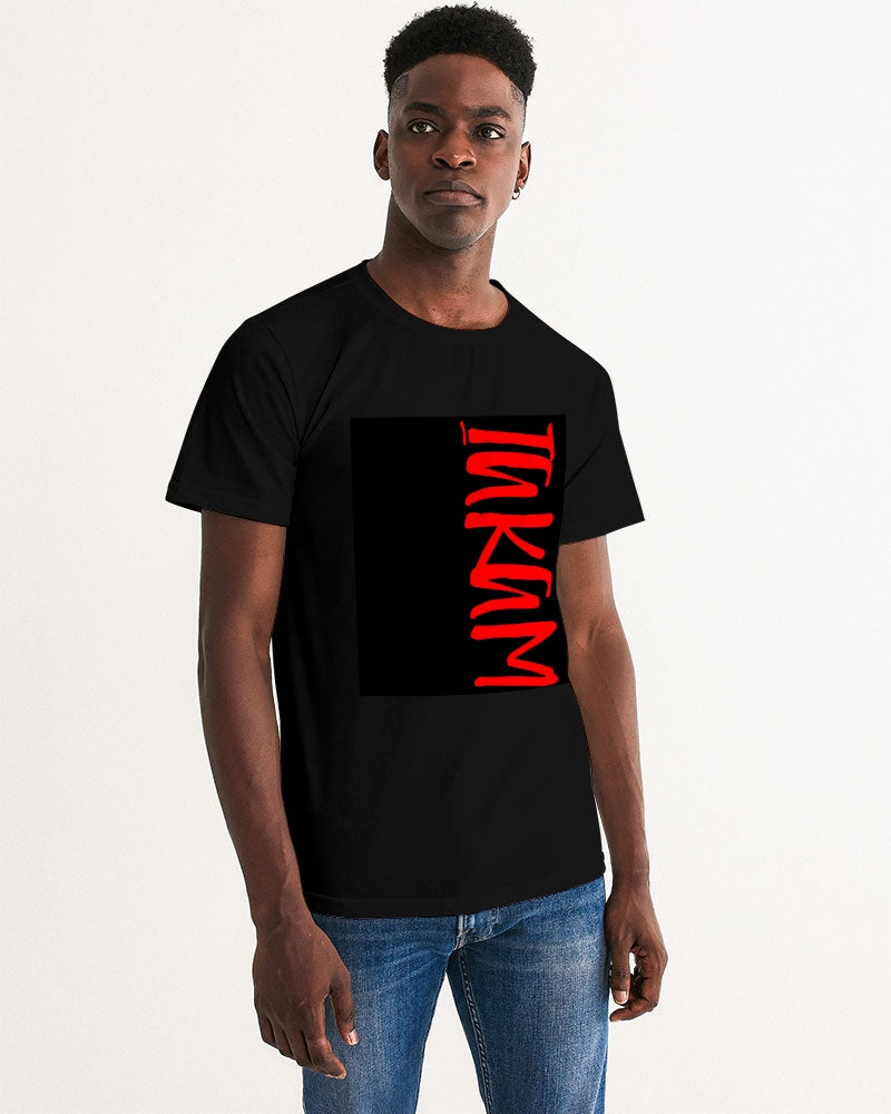 IAKAM  Red Men's Graphic Tee - IAKAM