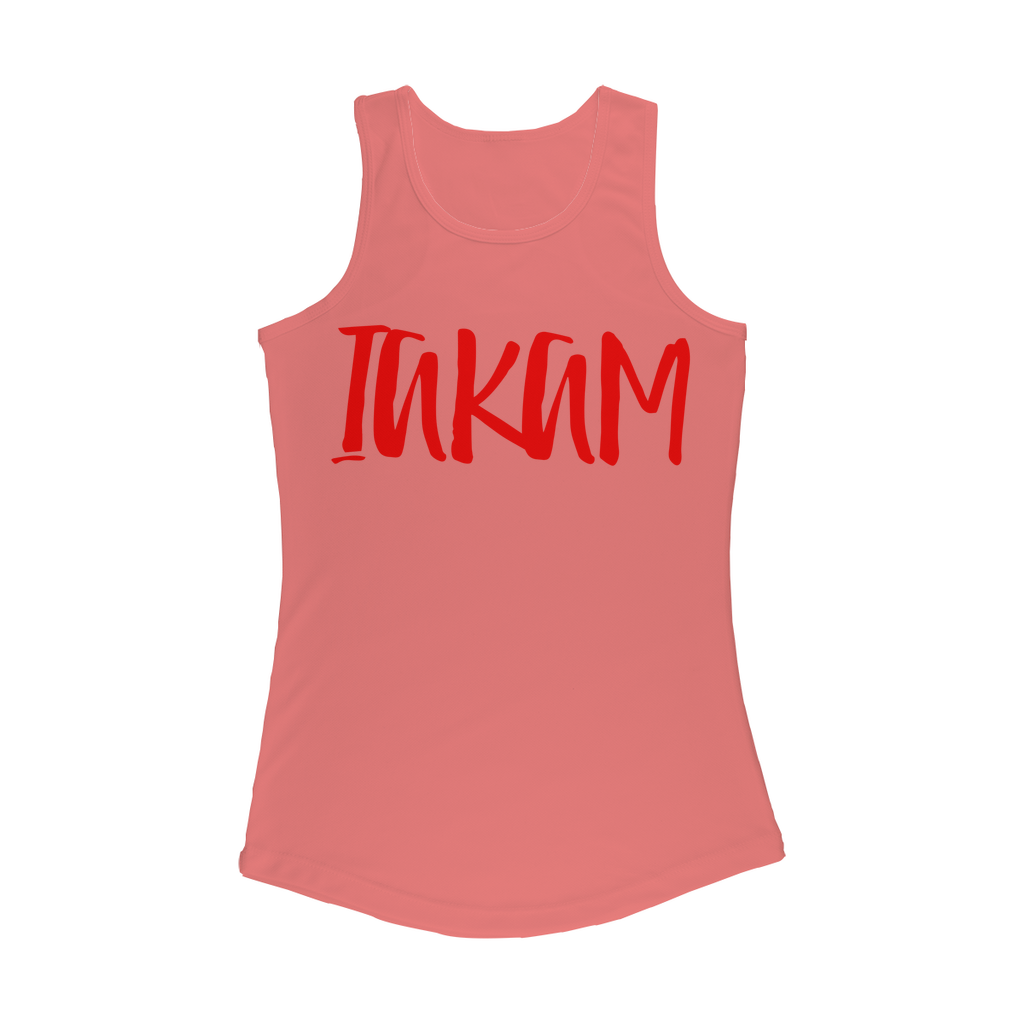 IAKAM Red Women Performance Tank Top - IAKAM