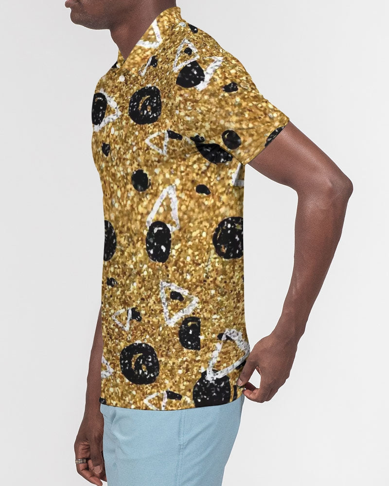 Realm Men's Slim Fit Short Sleeve Polo - IAKAM