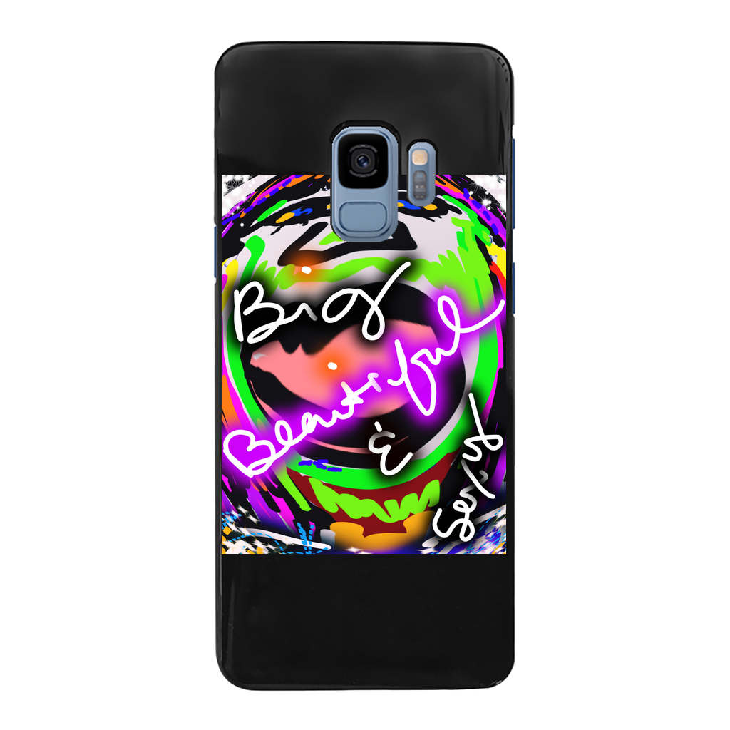 Bbs Back Printed Black Hard Phone Case - IAKAM