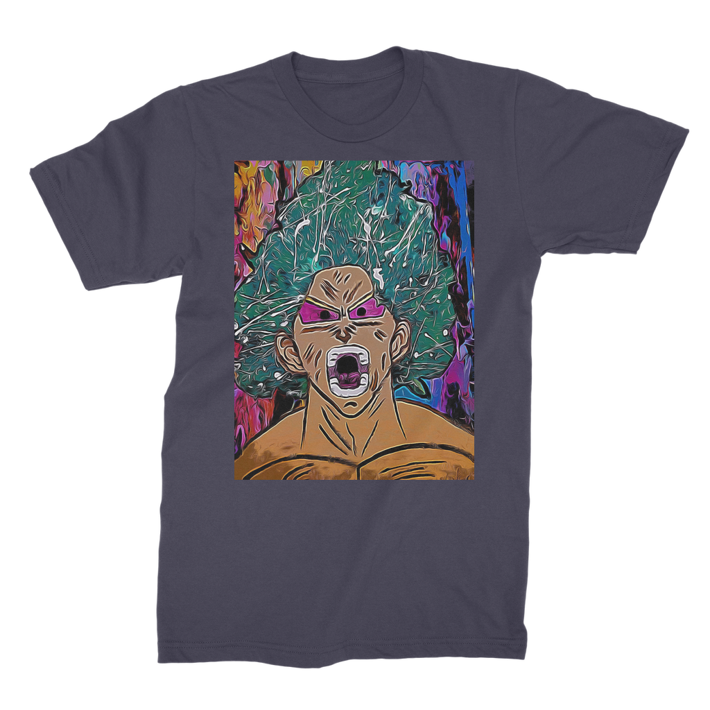 Green Saiyan Premium Jersey Men's T-Shirt - IAKAM