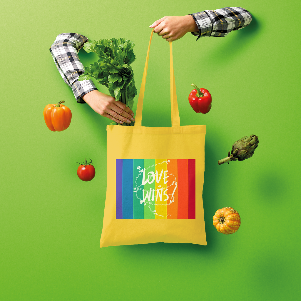 Love Wins Shopper Tote Bag - IAKAM