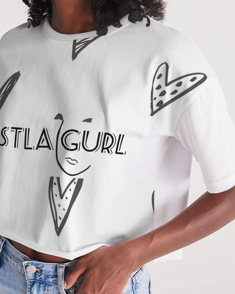 IAKAM Hustla Gurl Women's Lounge Cropped Tee - IAKAM