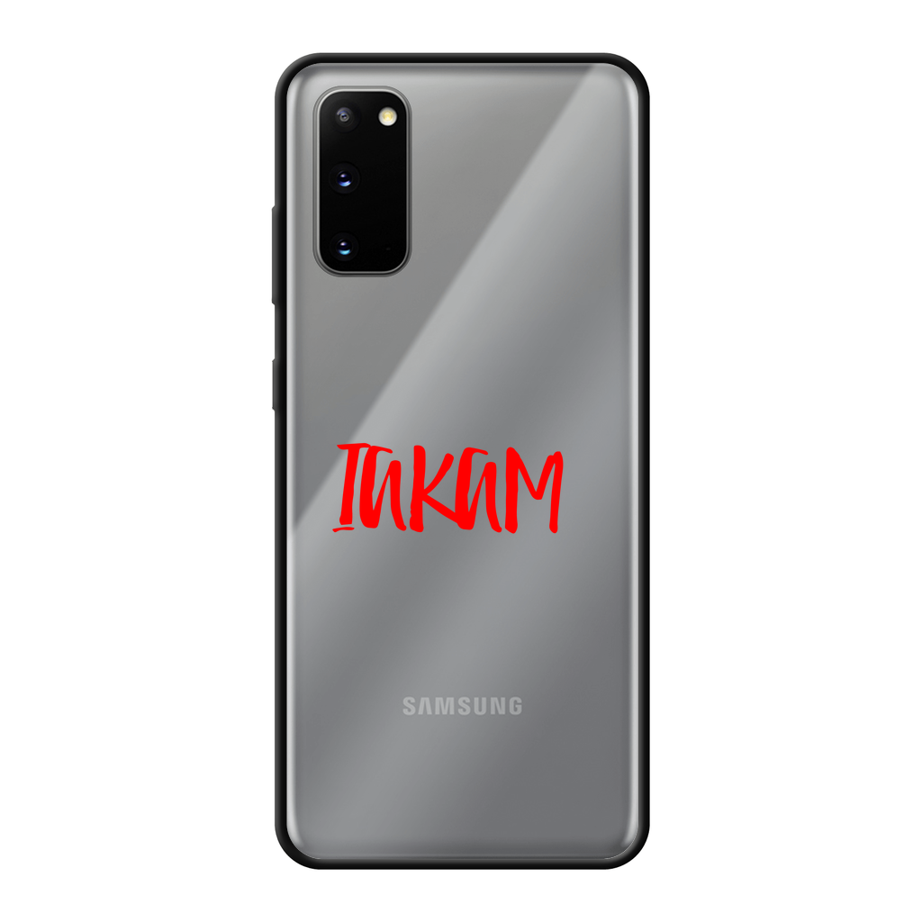 IAKAM Red Back Printed Black Soft Phone Case - IAKAM